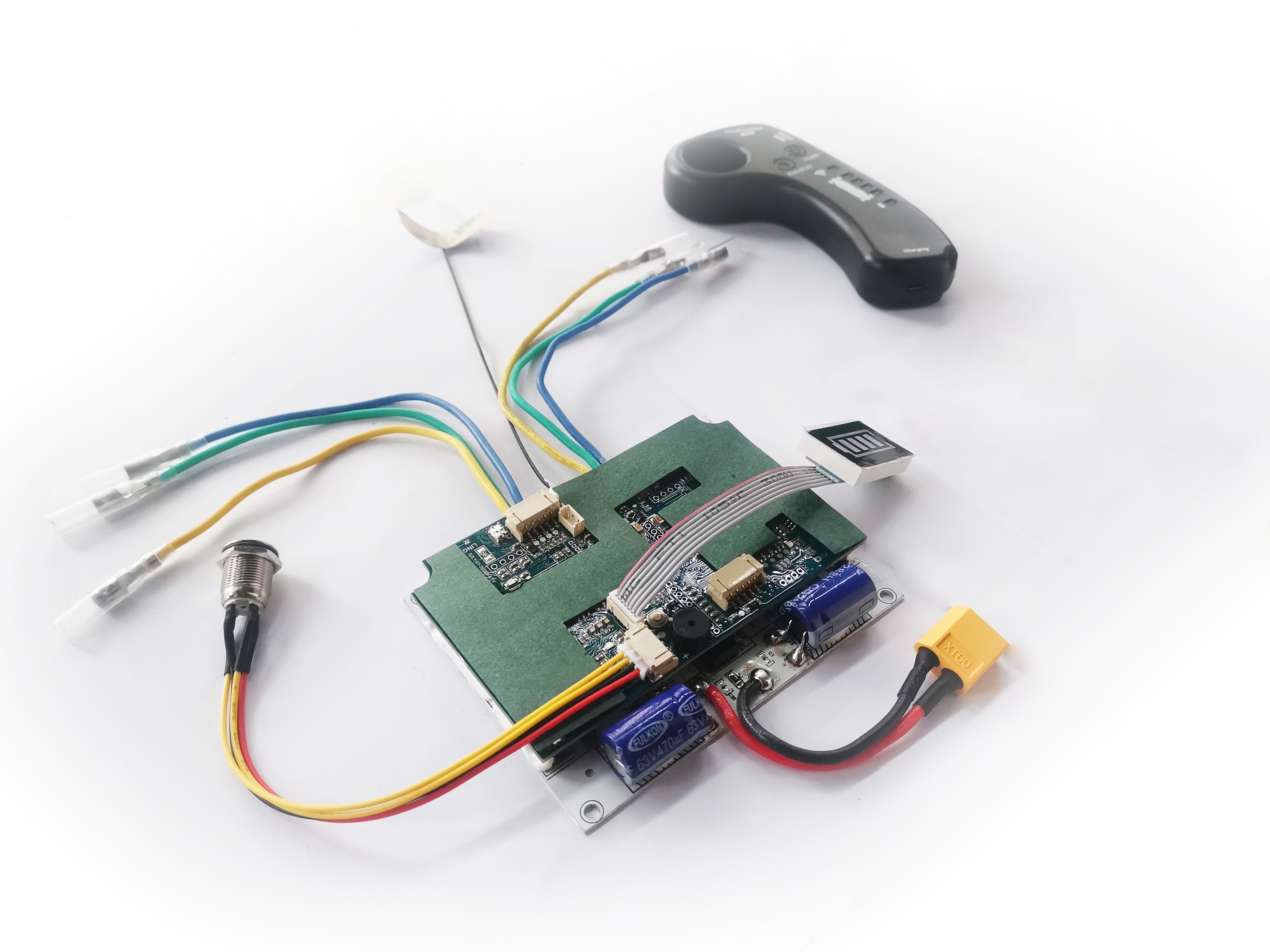 电动滑板控制器开关电量显示