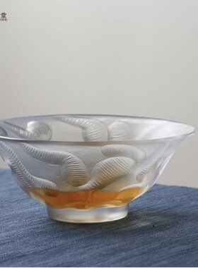 心缘堂玉指茶碗175 x 145 x 65mm透色/冰白色350ml