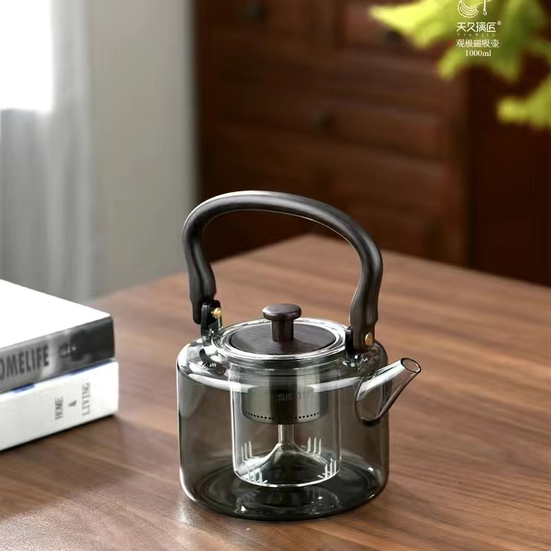 【官方正品】天久璃匠丨煮茶壶煮茶器家用电陶炉煮茶套装纯钛内胆