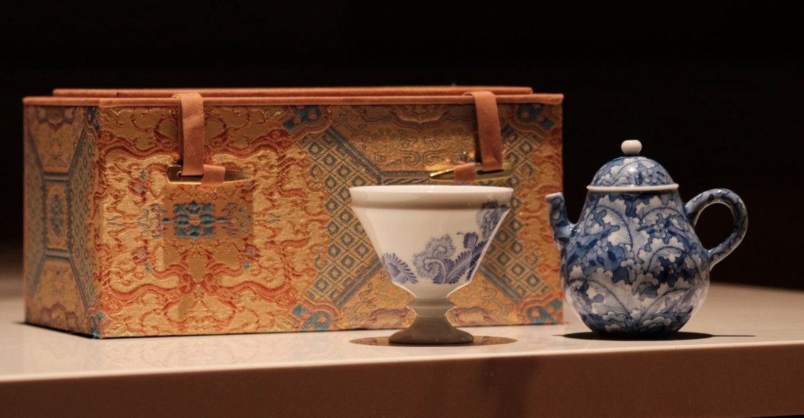 半斋豇豆红青花鱼戏功夫泡旅行套组（一盖碗三杯一公杯组合）,居家布艺,茶席,淘宝优惠券,粉丝福利购,淘宝优惠卷