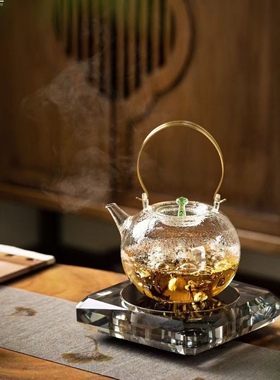 天久璃匠云谨壶大容量高硼硅玻璃煮茶壶电陶炉烧水壶泡茶专用明火