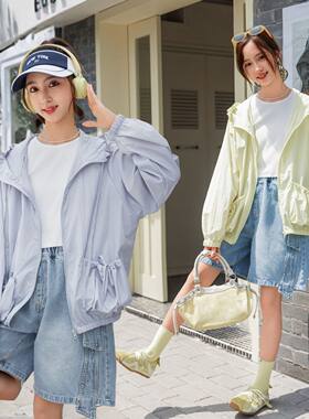 胖女童冰感防晒服加肥加大