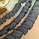 口餐垫洛丽塔玩具宠物服装 娃娃衣卡册袖 辅料 多色格纹花边DIY 多款