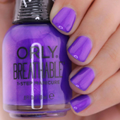 美国ORLY指甲油珠光紫色2060101贵气深紫alloy matey免烤不可剥