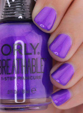 美国ORLY指甲油珠光紫色2060101贵气深紫alloy matey免烤不可剥