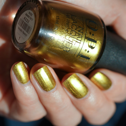 美国opi指甲油秋冬金属铜金