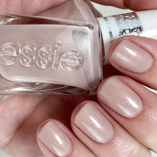 美国ESSIE微光疗指甲油OL细闪裸色68仙女肤色last nightie免照灯