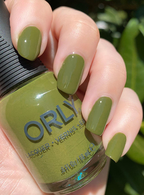 美国ORLY指甲油深林绿2000115松绿色复古显白叶绿色军绿防水免烤