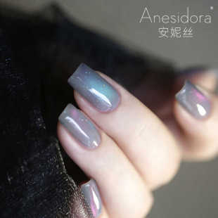 水性指甲油Anesidora安妮丝2024年新品玻璃珠猫眼指甲油免烤可撕