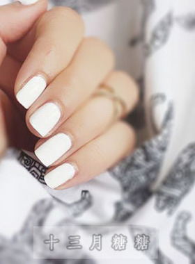 美国ESSIE指甲油10Blanc漆光纯白色经典美甲法式防水持久不掉色