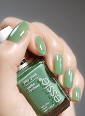 ESSIE指甲油抹茶绿显白持久免烤