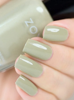 美国ZOYA指甲油春秋ZP826抹茶绿ireland浅豆绿苔藓绿色芥末绿灰绿