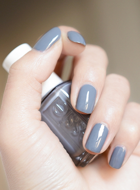 美国正品ESSIE指甲油Petal Pushers 903雾霾蓝水泥灰蓝显白网红