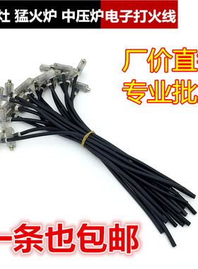 煤气灶电子打火石 液化气灶点火配件猛火炉中压炉总成打火电子线