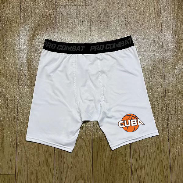 CUBA紧身裤篮球短裤五分男女球裤夏跑步健身训练投篮高弹运动压缩