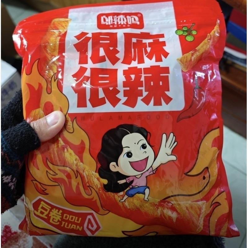 促销很麻很辣豆卷零食网红解馋休闲 小零食休闲 追剧豆干