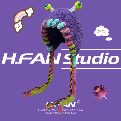 针织帽子秋冬季护耳显脸小保暖