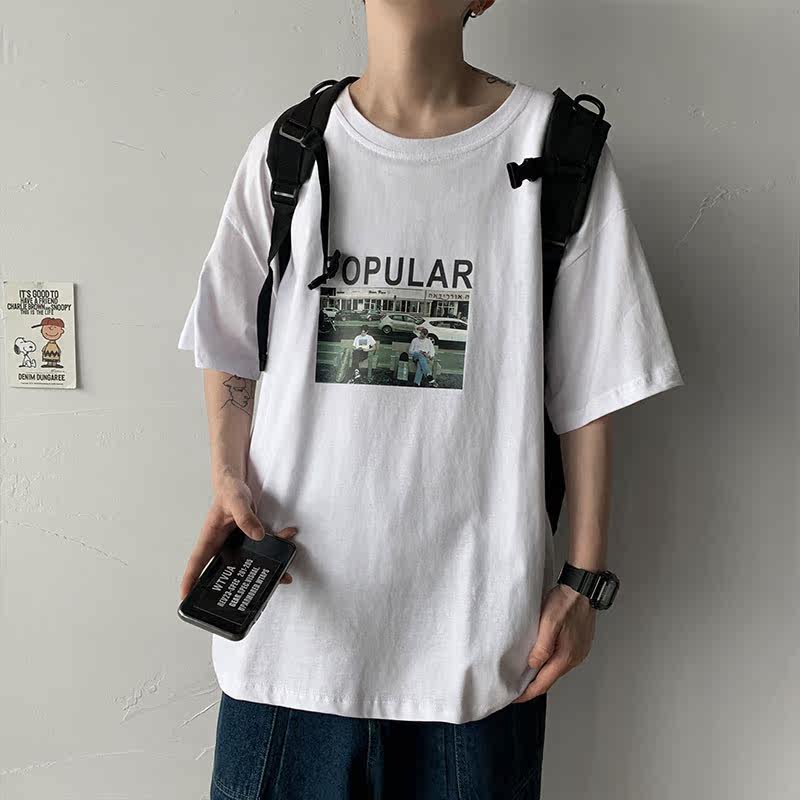 夏季韩版印花T恤男T15P28,男装T恤,星座1018-3