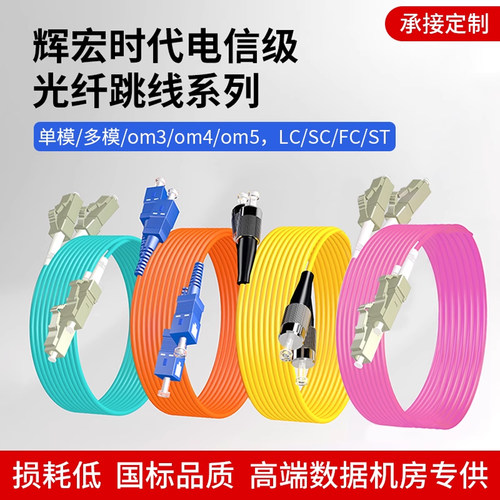辉宏时代多模光纤成品跳线电信级