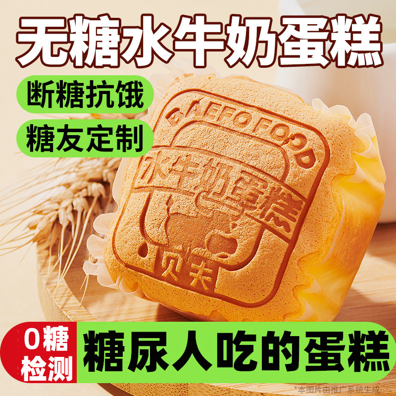 无糖糖尿人专用食品水牛奶糖人零食控饼干糖友蛋糕礼盒旗舰店糖