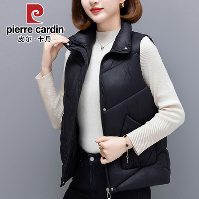 皮尔卡丹2025女短款韩版马夹