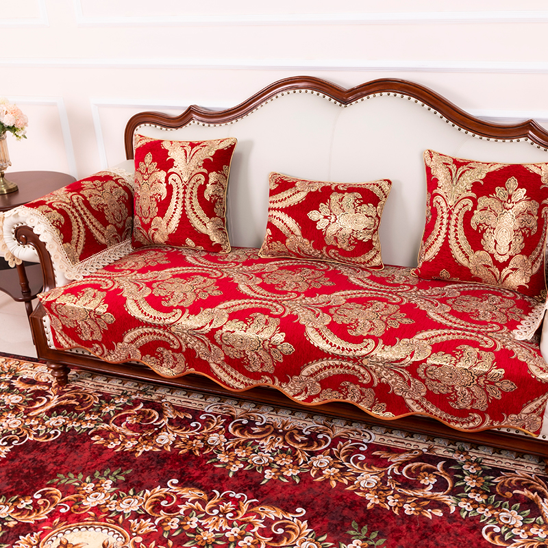 索普莱雪尼尔防滑欧美组合沙发垫