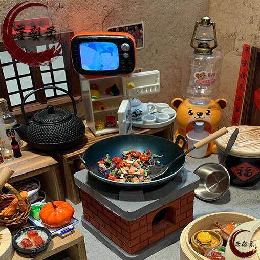 儿童迷你小厨房真煮全套厨具真实版可做饭套装网红女孩过家家玩具