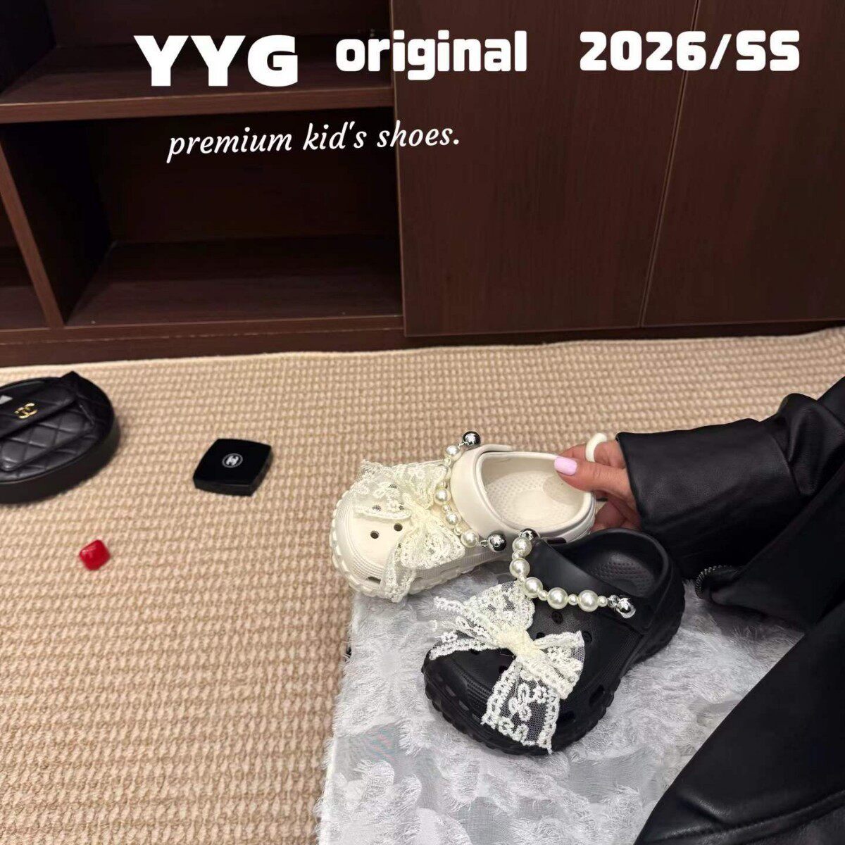 儿童大蝴蝶结凉拖鞋包头防撞