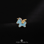 饰西装 生肖小马胸针高端精致时尚 磁吸防走光扣领口装 别针新年礼物