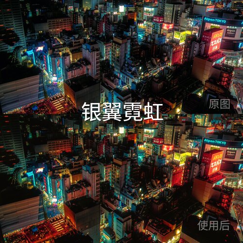 银翼霓虹LUT H-LogF-LogLogC3无人机通用D-LogM安卓极松下‌LUMIX