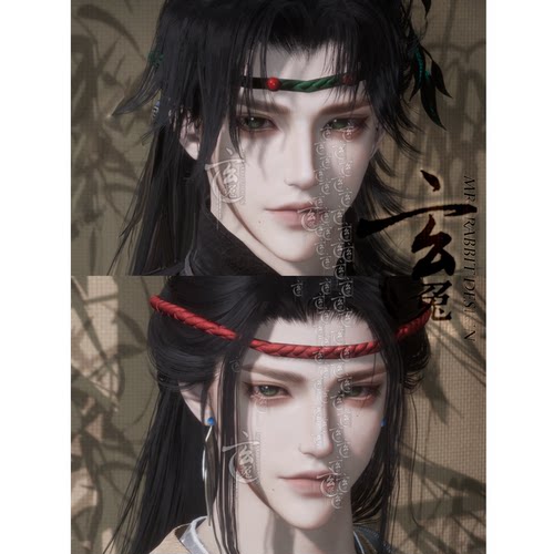 玄兔捏脸 steam国际服 燕云十六声端游手游成男捏脸 钰竹