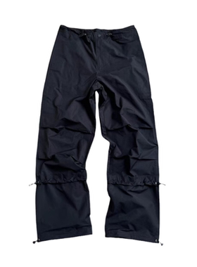 Purey 25SS CARGO城市机能褶皱设计廓形潮流宽松尼龙工装伞兵长裤