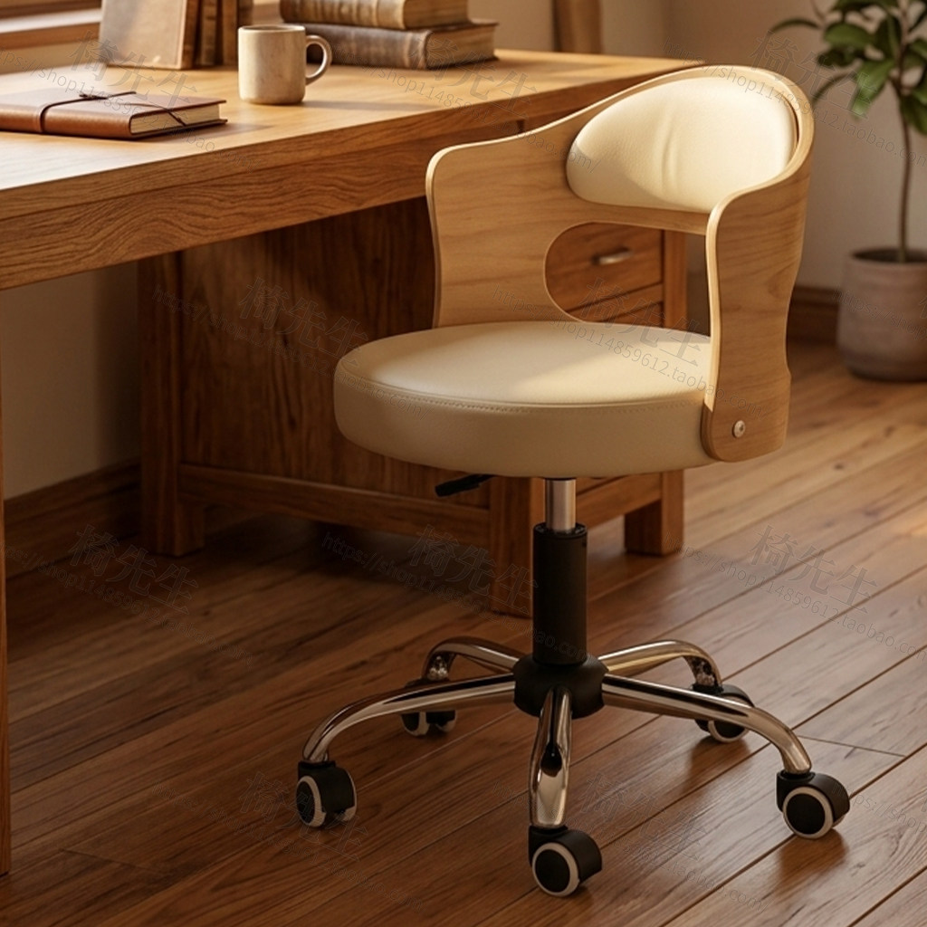 欧式滑轮吧台椅高脚凳子前台升降酒吧椅小巧靠背椅美容美甲椅子