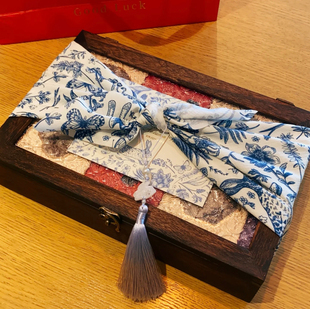 高端新中式竹编水果篮月饼礼盒中秋节定制手提零食茶点伴手礼物盒