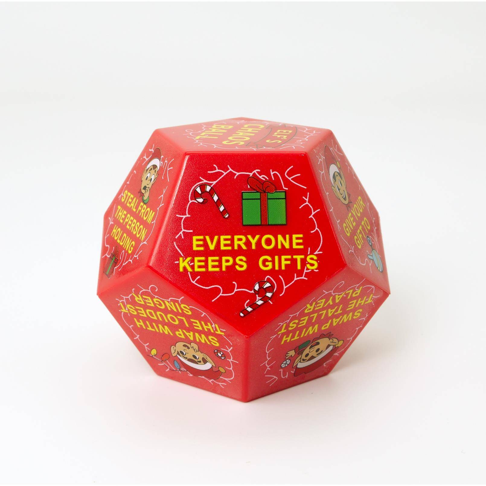 新品ELF'S CHAOS BALL Dice 圣诞精灵主题交换礼品彩色骰子