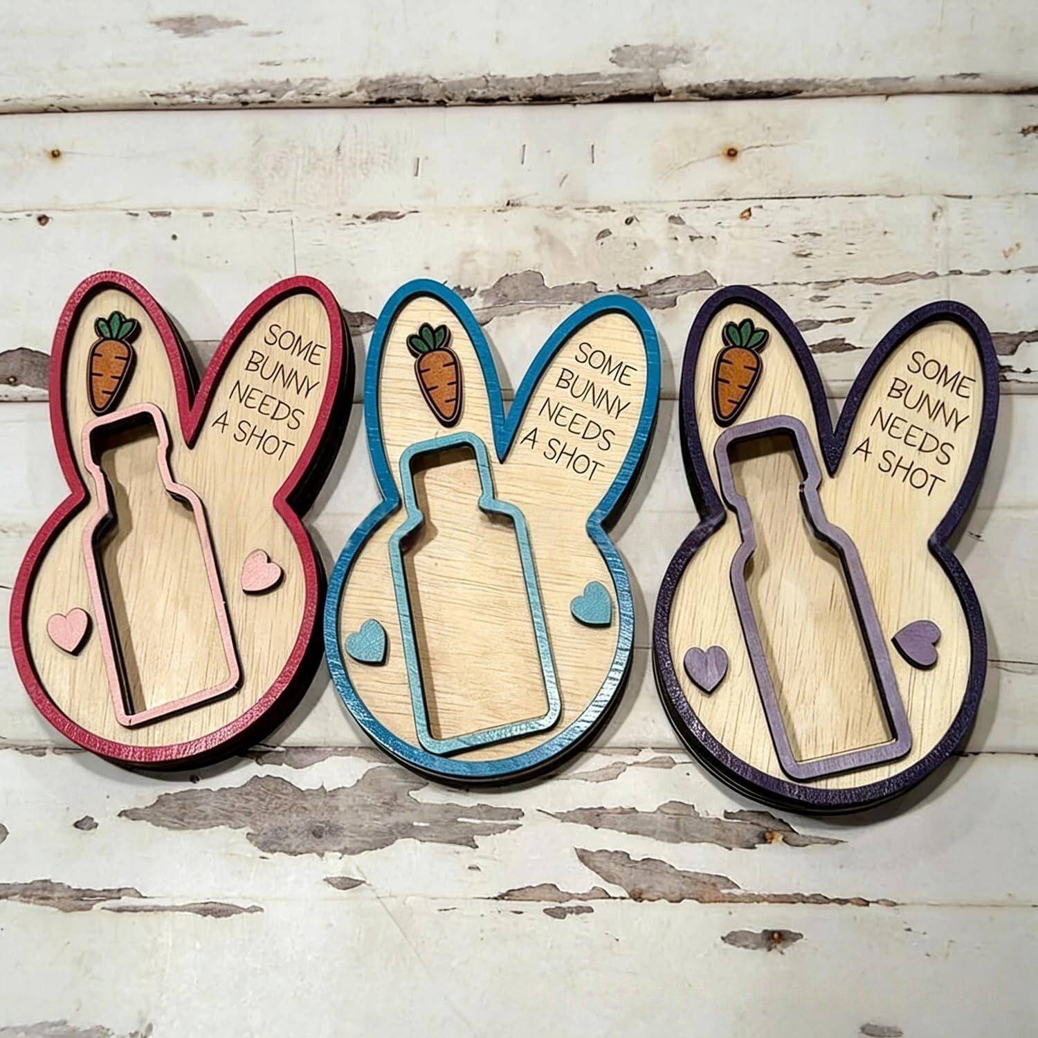 潮流 Rabbit Wine Bottle Rack兔子酒架 木制展示架