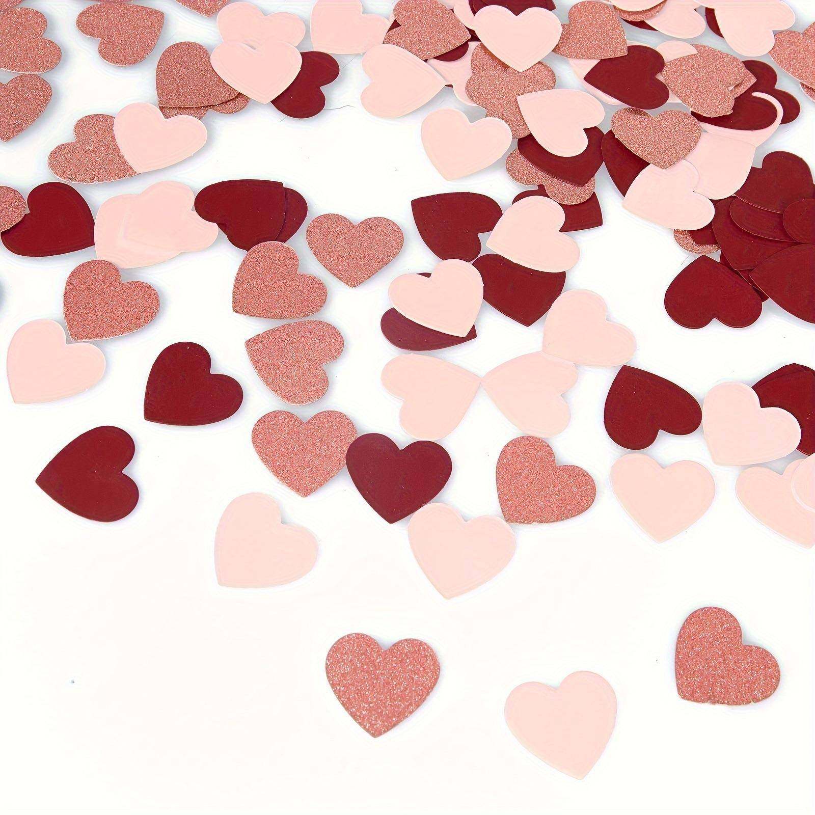 爱心纸屑 粉色撒粉桃心抛撒亮片 婚庆情人节用品 饰品装饰小配件
