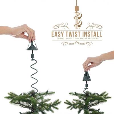 新品 Christmas Tree Topper Holder 圣诞树顶星支架固定器