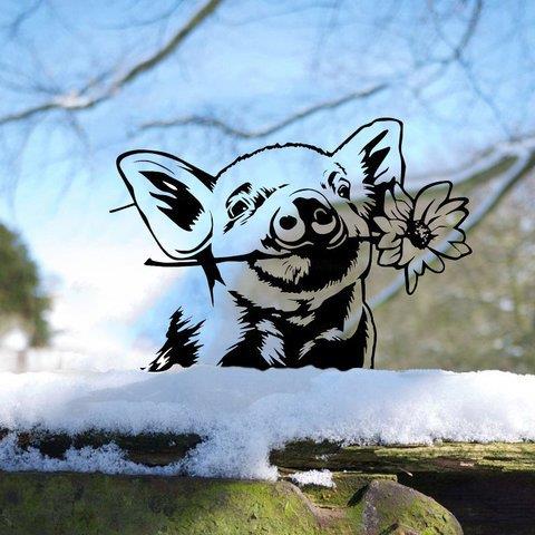 独立站直供创意驴剪影园GGT铁动物恐龙户外金属插件摆件花庭院艺