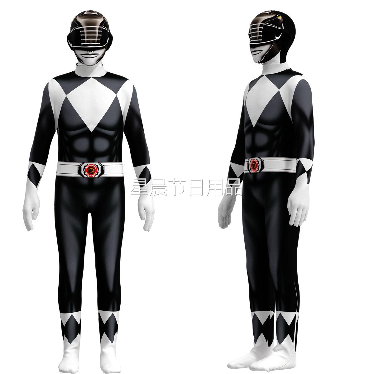 万圣节恐龙战队霸王龙皇白虎连者cos连体衣儿童衣服cosplay全包紧
