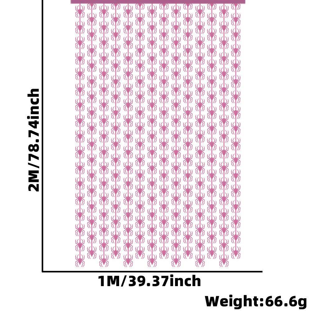 新款2米镭射对丝帘雨万圣节装饰品靴子银色雨门帘XXT丝派装饰