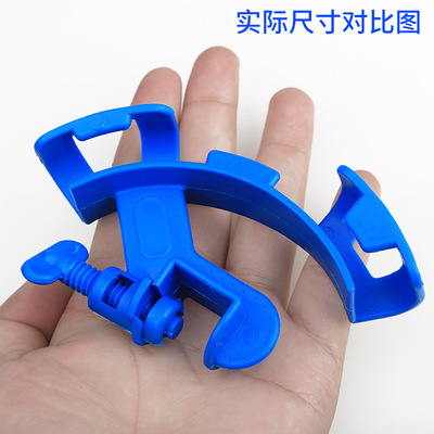 森森sunsun鱼缸换水管固定夹子水管架 抽水管固定器13mm玻璃缸夹