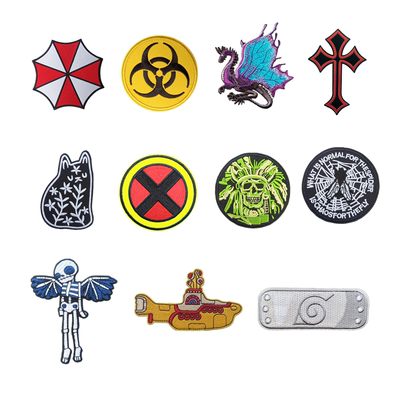 精致刺绣迷你70a保护伞补丁贴