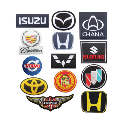 现货布贴车标logo45a品牌刺绣