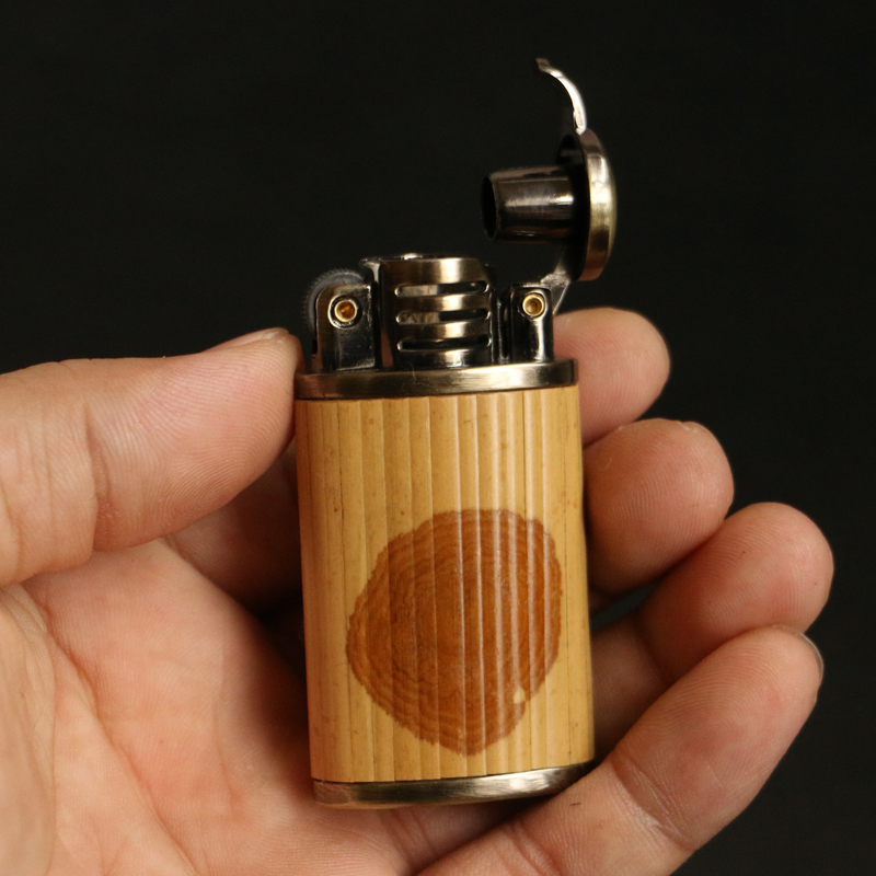 一物一拍福建武夷山红香妃老料苏工精工打火机文玩把件把玩竹器