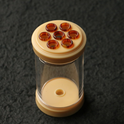 竹迹纯手工精工制作七孔蝈蝈罐