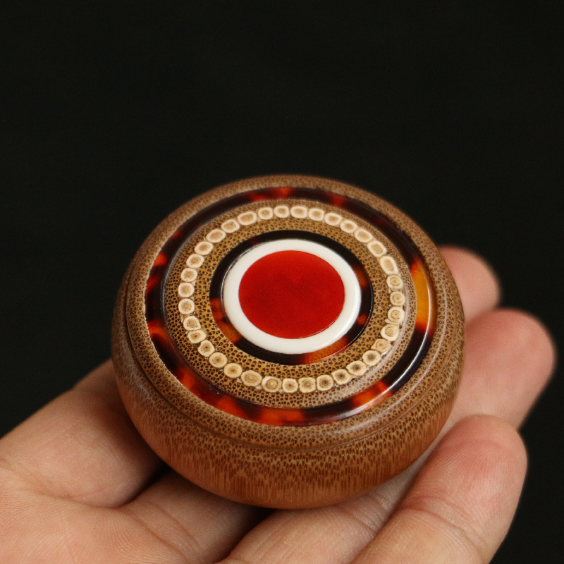 东南亚高密度龙血金丝竹老料沪上海派精工制作香道香囊配饰挂件竹