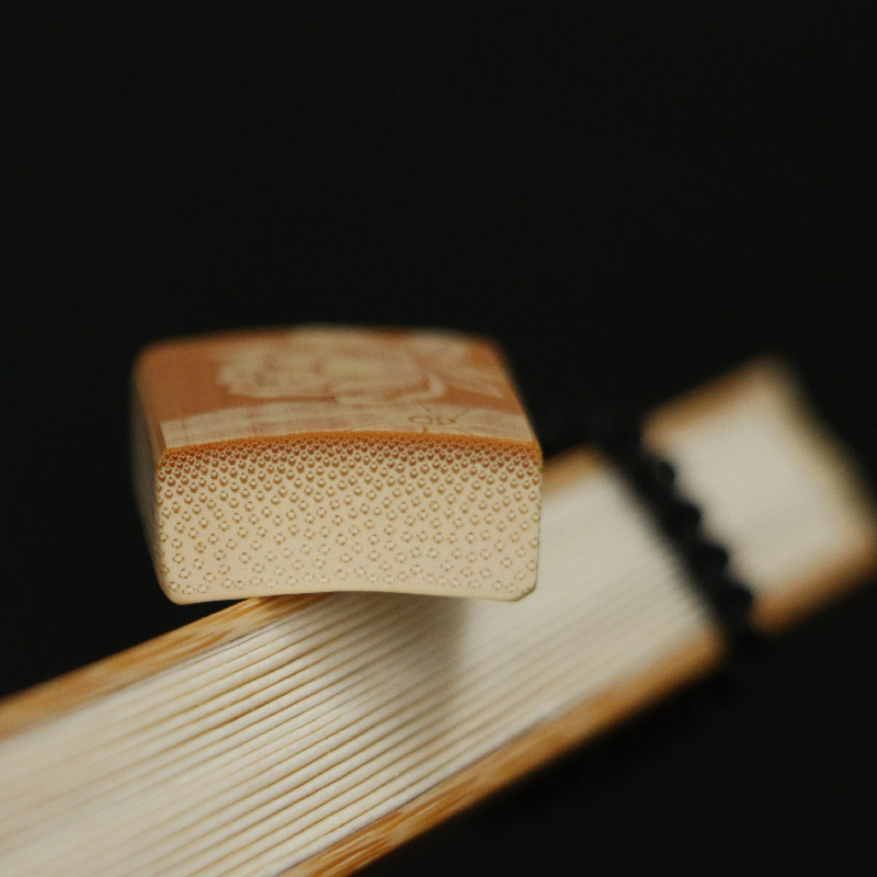 东阳名家戚挺飞本工留青雕刻扇坠扇箍手机钥匙挂件配饰装饰文玩竹