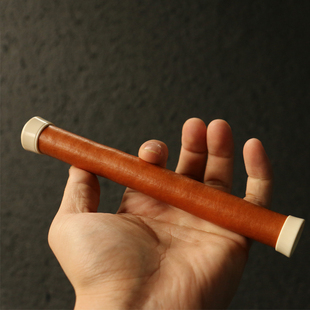 一物一拍沪上海派精工制作猛犸牙口盖老葫芦香道香插香薰筒收藏