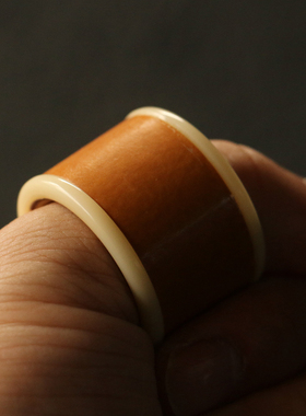 【葫芦扳指】沪上海派精工制作密胺老葫芦扳指把件文玩收藏盘完